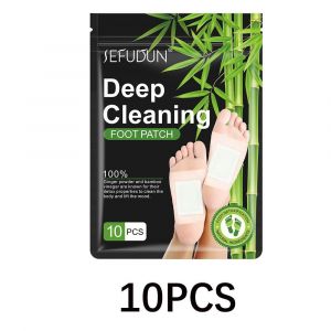 Couleur 10pcs Patchs De Détox Pour Les Pieds, Anti-Stress, Sommeil Profond, Nettoyage Des Toxines Naturelles À Base De Plantes, Soins De Santé - Occasion