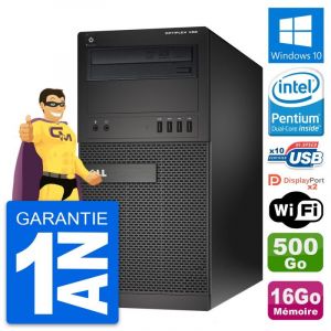 PC Tour Dell OptiPlex XE2 MT Pentium G3220 RAM 16Go Disque 500Go Windows 10 Wifi - Occasion