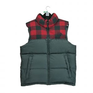Reconditionné - Doudoune The North Face Nuptse 700 Lumberjack - Taille L - Homme - Noir - Occasion