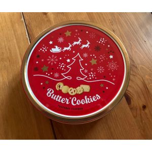 Bo&icirc;te m&eacute;tallique ronde - Occasion