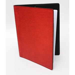 Agenda Vuitton en cuir Epi rouge 18x23 cm - Occasion