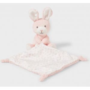 Doudou Lapin Rose Blanc Mouchoir Petits Coeurs Roses Peluche Jouet Naissance Eveil Bebe C&a Simba Toys Benelux Nicotoy - Occasion