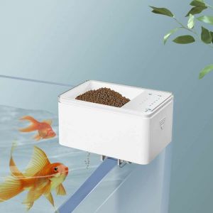 Mangeoire À Poisson Automatique,Minuterie Numérique Intelligente De Distributeur De Nourriture Pour Poissons, Alimentation Automatique À Piles De 70 Ml Pour Aquariums Et Aquariums? - Occasion