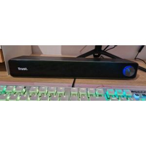 Enceintes PC Soundbar Barre de son compacte USB JACK sonorisation son riche fid&egrave;le &eacute;coute d music vid&eacute;os gaming pratic contr&ocirc;le volume bouton &eacute;clair&eacute; qualit&eacute; sonor sup audio esth&eacute;tic performant sonor - Occasion