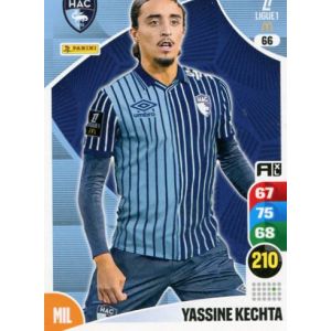 N&deg;66 Kechta Yassine Le Havre Ac Carte Jeu Adrenalyn Xl Ligue 1 2025-2026 - Occasion