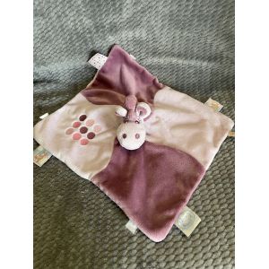 Doudou plat &acirc;ne cheval violet mauve rose Jack Tidou Noukie&rsquo;s - Occasion