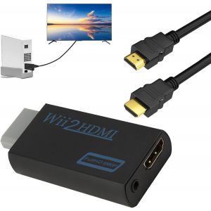 KYAOAYO-Adaptateur Wii Hdmi, Wi I Hd Mi, Adapta Teur W Ii, Ada Ptateur Hd Mi W I I, Adaptate Ur W-Ii Hdm-I Pour Tv, Hd-Mi W-Ii, W-Ii 2 H-Dmi, W-Ii To H-Dmi, Wii2Hdmi, W-I-I Hd-M-I Adaptateur - Occasion