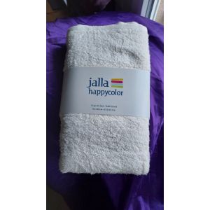 Drap De Bain Jalla Happycolor 70 X 130 Cm Blanc 509 Grammes 100 % Coton Neuf - Occasion