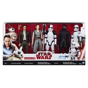 Coffret Hasbro Star Wars Les Derniers Jedi Pack De 6 Figurines 30 Cm Episode 8 - Occasion