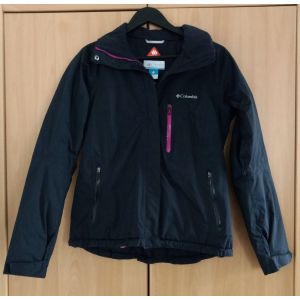 Veste Bleu Marine. Anorak. Capuche. Mia Monte. Omni Tech. Omni Heat. Columbia. Taille 38 - Occasion