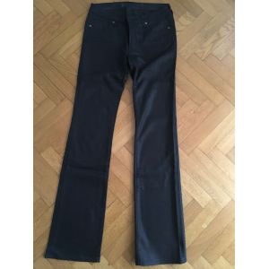 Jean Denimood Coton Enduit Noir Taille 29 - Occasion