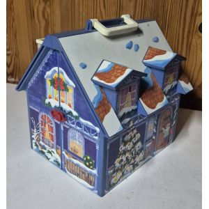 Playmobil 5755 Christmas Maison de P&egrave;re No&euml;l transportable 2005 - Occasion