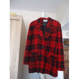 Manteau Ecossais « Burton » T.42 - 100 % Polyester - Occasion