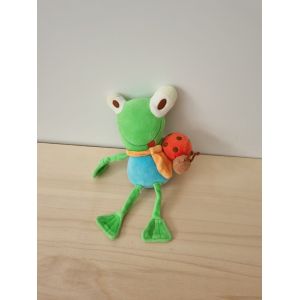 Doudou Grenouille Verte Dpam Du Pareil Au Même - Occasion