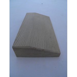 Paire de Sabot,Socle en hêtre,154x77x26à11mm,pour habillage bati,huisserie de porte,plinthe - Occasion