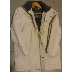 Super Parka Beige Sémaphore T.Xs Étanche Et Chaude, À Capuche Escamotable - Occasion