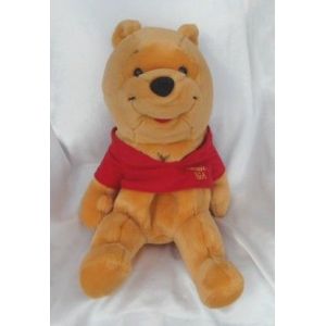 Doudou Peluche Range Pyjama Winnie L'ourson T-Shirt Rouge Disney Jemini - Occasion