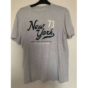 T-Shirt Primark Gris Xl - Occasion