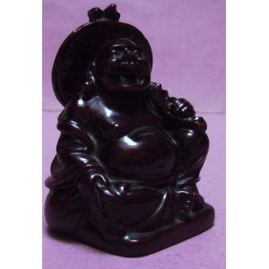 Petite Statuette Figurine Bouddha Rieur - mod&egrave;le B - r&eacute;sine - Occasion