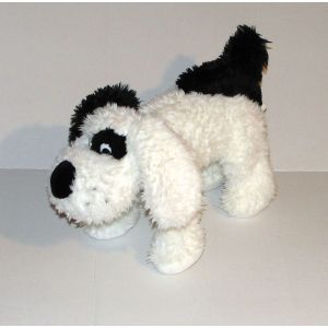 Peluche Chien Noir Et Blanc Articulé Vanaf - Occasion