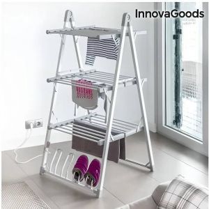 &Eacute;tendoir &agrave; Linge &Eacute;lectrique Pliable Compak InnovaGoods 300W Gris (30 Barres)-- V0100467 - Occasion