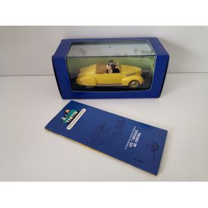 Le Cabriolet Du Capitaine Haddock Des 7 Boules De Cristal Tintin Moulinsart 1/43 Neuve-Moulinsart - Occasion