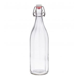 Bouteille Cylindrique Limonade Avec Bouchon Mécanique - Occasion