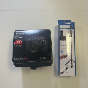 Panasonic Lumix DMC-G7 16 mpix Noir + Objectif Panasonic Lumix G Vario 14-42mm f/3.5-5.6 II ASPH Mega OIS Et trépied adaptable - Occasion