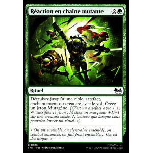 R&eacute;action En Cha&icirc;ne Mutante - Magic - Les Tortues Ninja Vf - C - 125 - Occasion