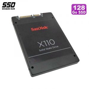 SSD 128Go 2.5" SanDisk X110 SD6SB1M-128G-1001 SSD0E38434 00FC109 SSD0A11863 - Occasion
