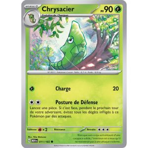 Carte Pokémon - Chrysacier - 011/165 - Ev3,5 - 151 - Occasion