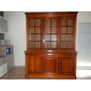 Biblioth&egrave;que Louis Philippe Merisier Massif - Occasion