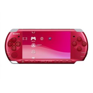 Sony Psp 3000 - Console De Jeu Portable - Rouge - Occasion