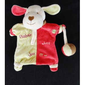 Doudou Marionnette Chien Diabolo Adore Jouer... Avec Balle Baby Nat - Occasion