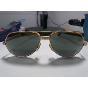 Monture Cartier Santos Vendome Vintage Sunglasses Plaque Or - Occasion