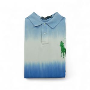 Reconditionné - Polo Manches Courtes Homme Big Pony - Taille M - Homme - Bleu - Occasion
