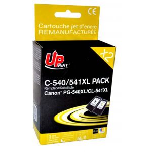 PG540XL / CL541XL / PG-540XL / CL-541XL / 5225B006 Pack de 2 cartouches d'encre remanufactur&eacute;e premium Canon PG540XL / CL541XL / PG-540XL / CL-541XL / 5225B006 - Occasion