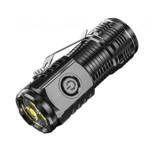 High Lumens Ultra-Bright LED Flashlight Waterproof Compact Size Portable Rechargeable Emergency Torchlight Camping Gear - Occasion