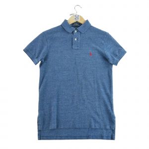 Polo Manches Courtes Homme Bleu - Occasion