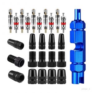 Kit D'outils De Suppression De Noyau De Valve Outil De Serrage De Noyau De Valve De Vélo Valve Presta Pour Application De Pneu De Vélo De - Occasion