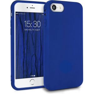 Coque Silicone Pour Apple Iphone 7/8 / Se 2020 / Se 2022 - Case Tpu Souple - Cover Protection Extra Fine - &Eacute;tui Color&eacute; Anti Choc Et Rayures - Bleu Roi - Occasion