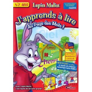 Lapin Malin 'j'apprends À Lire' 4/7 Ans Cd Rom Pc - Occasion