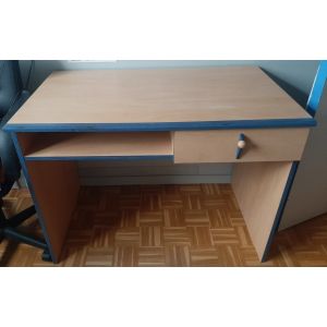 BUREAU enfant 1 tiroir + SURMEUBLE (3 niches) marque GAMI mod&egrave;le DERBY - Occasion