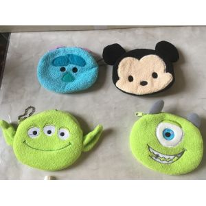 5 porte monnaie disney tsum tsum - disneyland paris - - Occasion