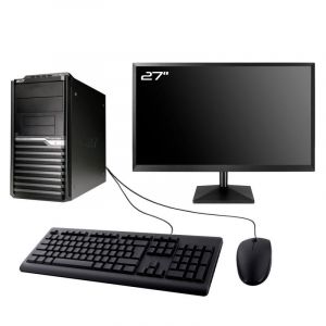 PC Acer Veriton M430G MT Ecran 27" AMD Athlon II X2 260 RAM 8Go HDD 500Go W10 Wifi - Occasion