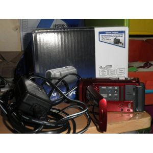 Sony Handycam DCR-SX30E - Cam&eacute;scope - 800 KP - 60x zoom optique - Carl Zeiss - flash 4 Go - carte Flash - Occasion