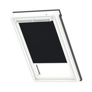Store occultant VELUX uni noir à commande manuelle cadre blanc DKL CK04 3009SWL - Occasion