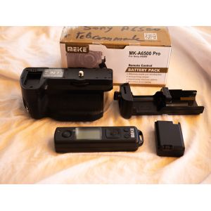 Meike MK-A6500 grip d'alimentation avec t&eacute;l&eacute;commande pour Sony A6500 - Occasion