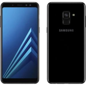 SAMSUNG Galaxy A8 2018 32 go Noir - Double sim - Reconditionné - Très bon état - Occasion