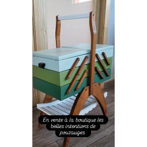 Travailleuse vintage relookee - Occasion